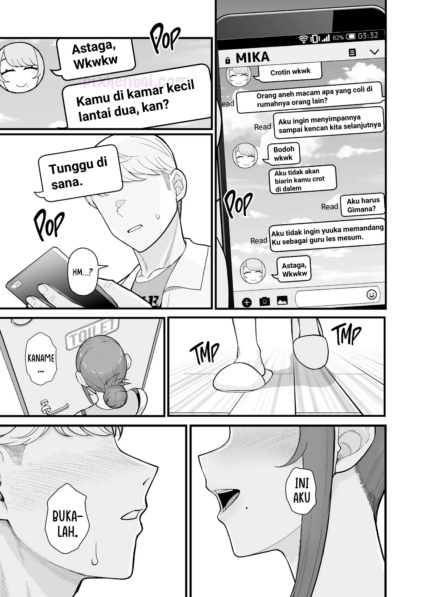 Komik hentai xxx manga sex bokep Hitozuma no Jitaku ni Hakuchuu Houmon Suru Hon 20